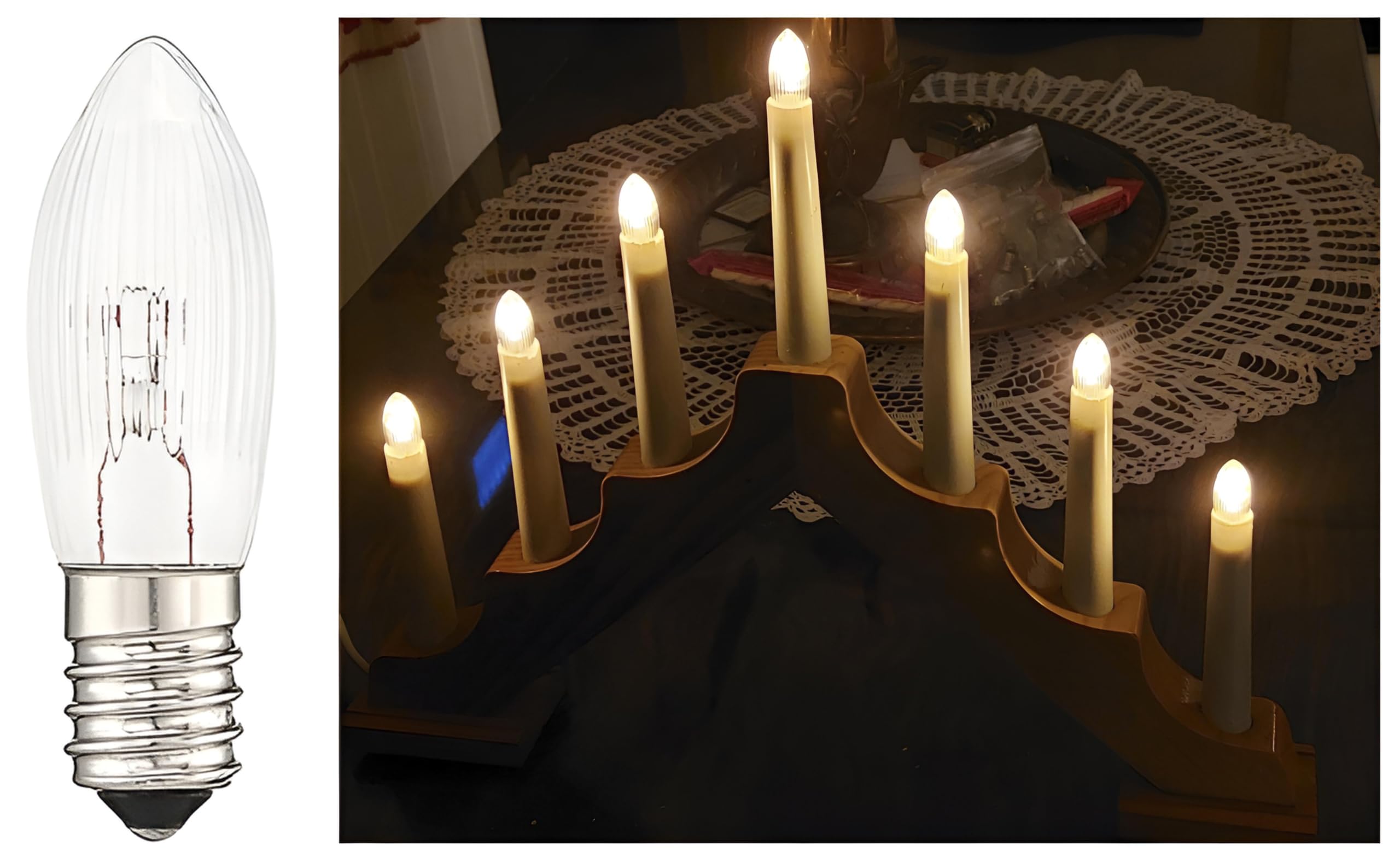 Luminea Fonte Di Luce LED: Set Di 4 Lampade A Filamento LED E27 7,2W (sostituisce 60W) 806lm Bianco Luce Diurna (lampadine A Filamento Led E27 Bianco Freddo - Foto 14