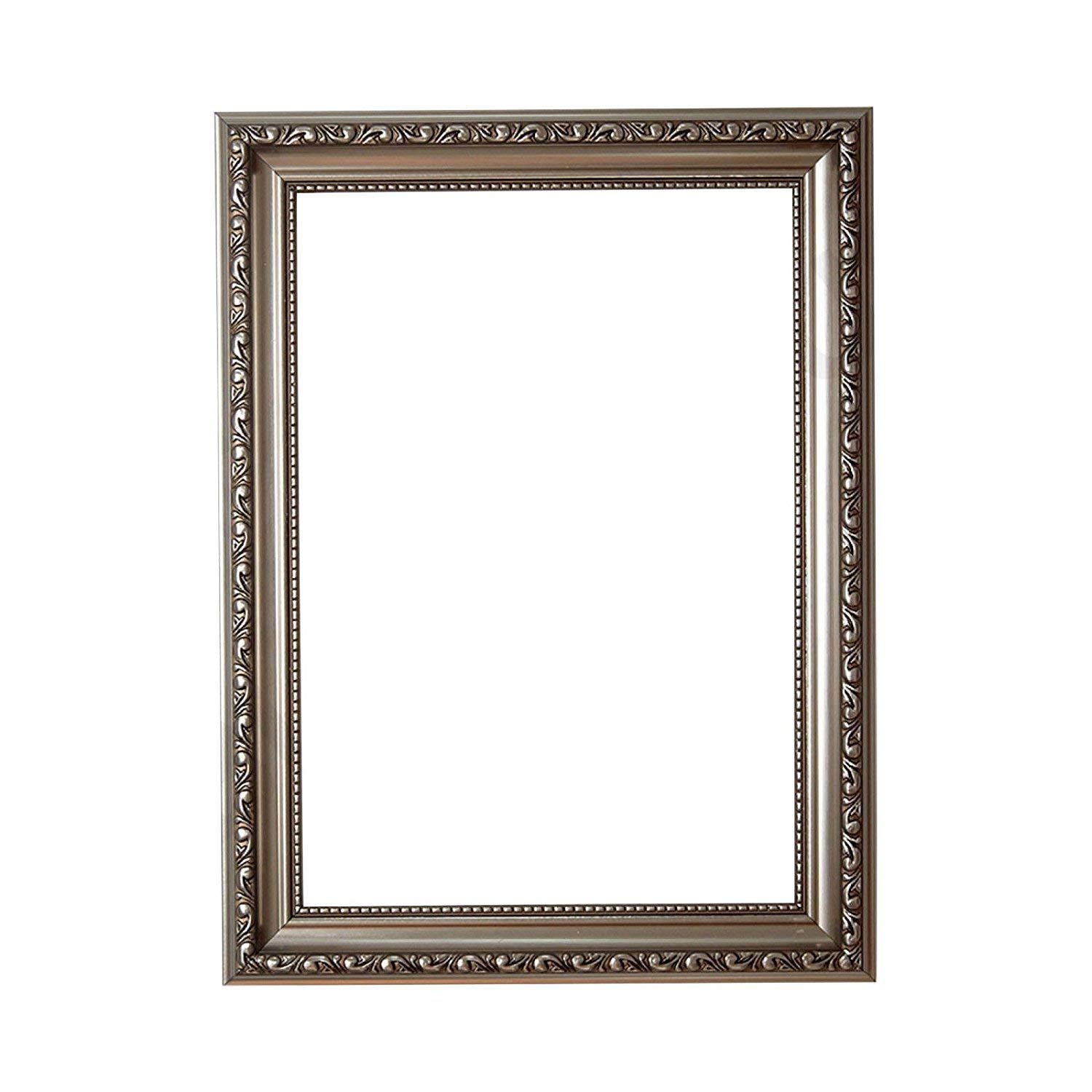 Ornate Shabby Chic Picture/Photo/Poster frame with Perspex Sheet - Gun Metal A1