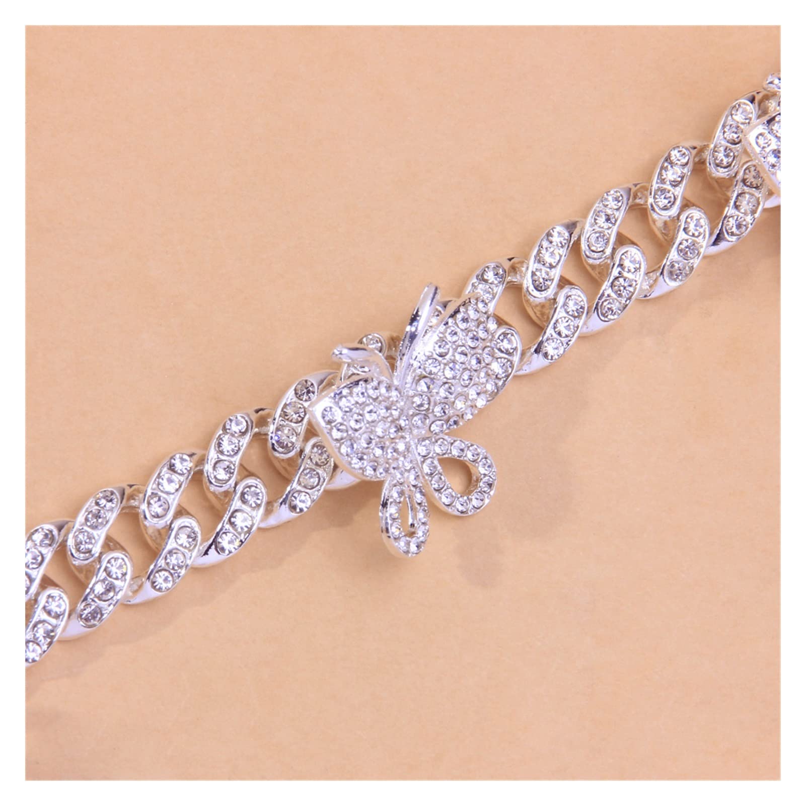 Fußkettchen/Fußkettchen Kristall-Fußkettchen für Damen und Herren, Armband am Bein, Fußgliederkette, Fußkettchen, klobiger Schmuck, Sandale, Knöchelarmbänder (Farbe: D)
