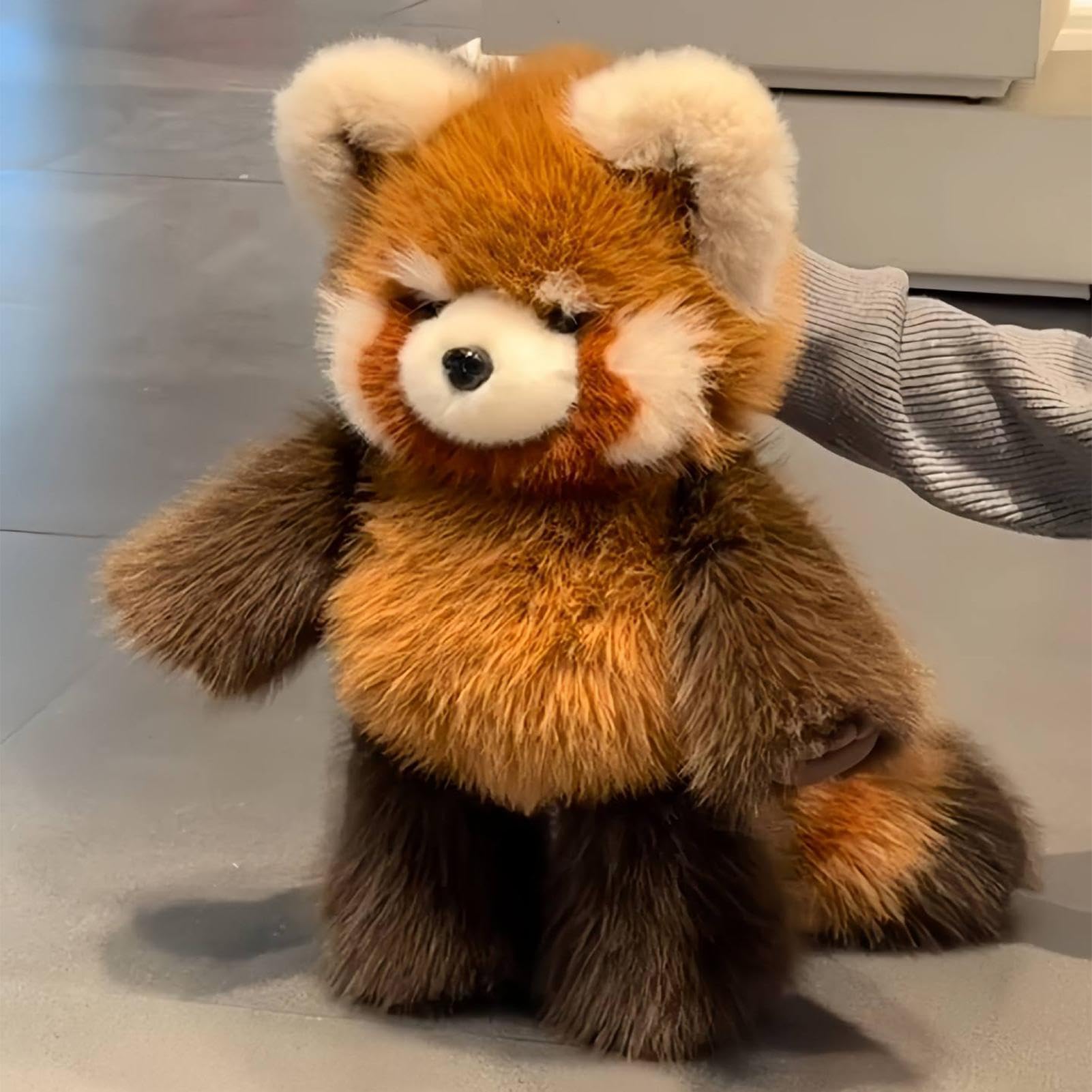 Miś Panda do biegania | 55 cm - pluszowa zabawka interaktywna z ruchomymi nogami do radzenia sobie ze stresem - Dla dzieci i dorosłych