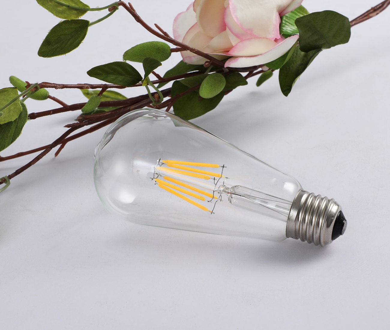 LED電球 エジソン電球 電球色 エジソンランプ 非調光 おしゃれ 省エネ Amazon.co.jp : LED エジソン電球 ST64 フィラメント LED電球 E26口金