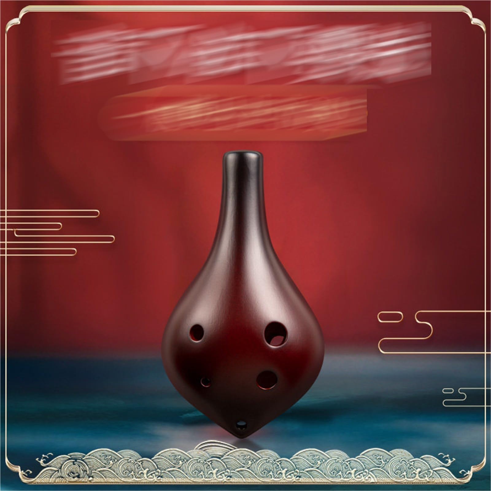 Ocarina Strumento Per Principianti Ocarina Alto C In Ceramica Affumicata A 6 Fori