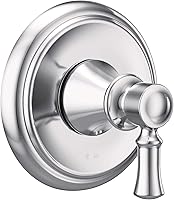 Vista 5 de Moen UT2031BL Dartmoor - Kit de molduras de transferencia M-CORE de 1 mango, requiere válvula, negro mate