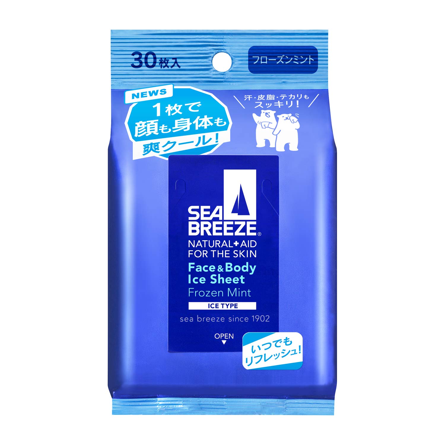 エフティ資生堂 シーブリーズ フェイス ボディシート 無香料 30枚