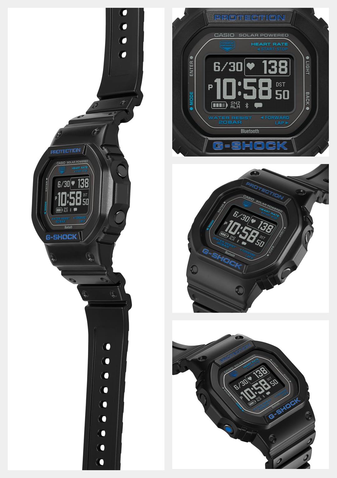 CASIO G-Shock DW-H5600-1A2JR [G-Shock G-Squad], Black : Amazon.sg