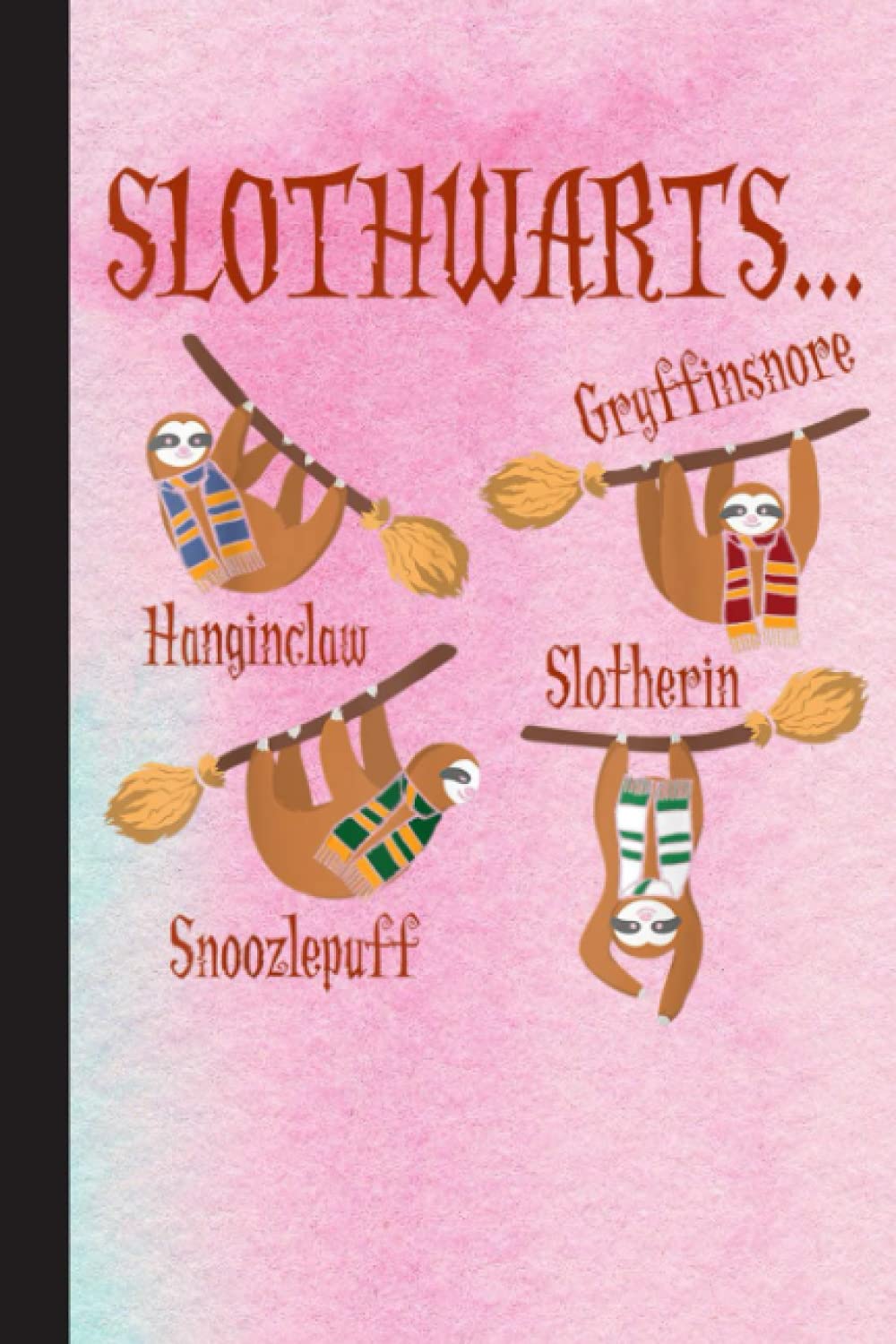 Cute Harry Slothwarts Sloth Notebook: Vintage Lazy Sloth Lined Ruled Notebook. Cute Lined Journal for Students, Kids and Teens for Writing & Notes