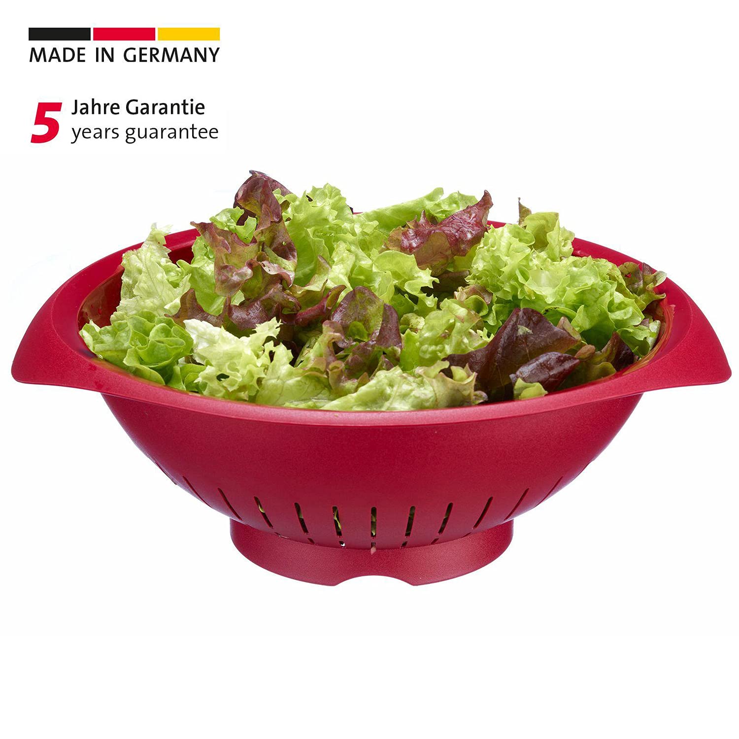 Westmark Seiher Colander and Strainer with Wide Rim, one Size, Red