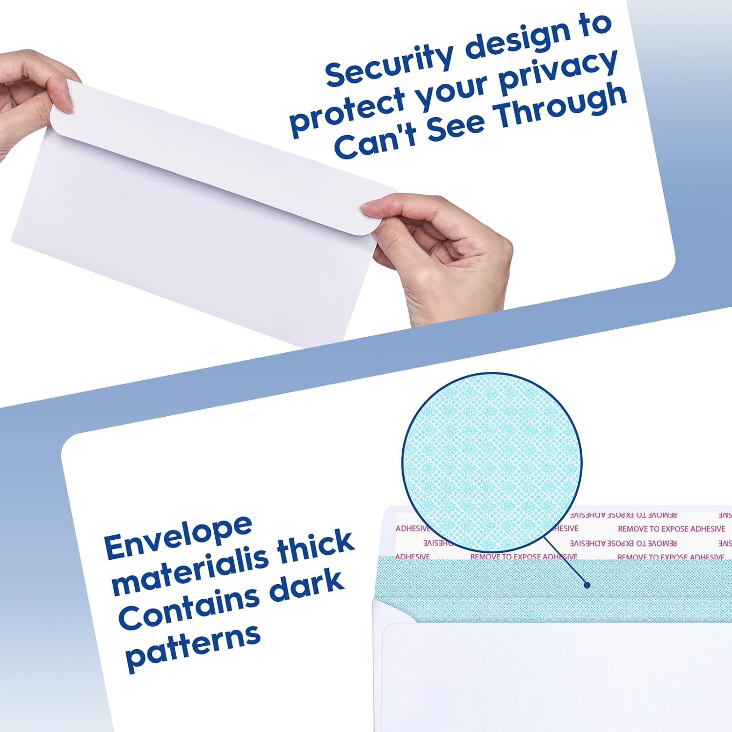 METRONIC #10 Envelopes Security Self Seal, 500 Count No Window Mailing Envelopes, Envelope Letter Size 4? x 9½", White Business Envelope for Confirmation Letters, Bills, Legal and Office use - Image 5