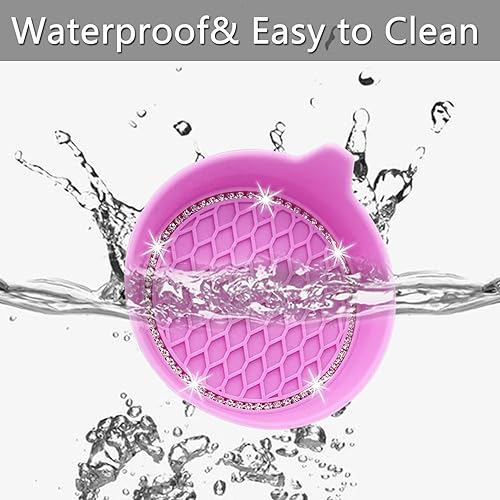 Miniatura 73 de 4 posavasos para auto, accesorios universales para el interior del auto para mujer, silicona antideslizante de 2.75 pulgadas, a prueba de golpes, a