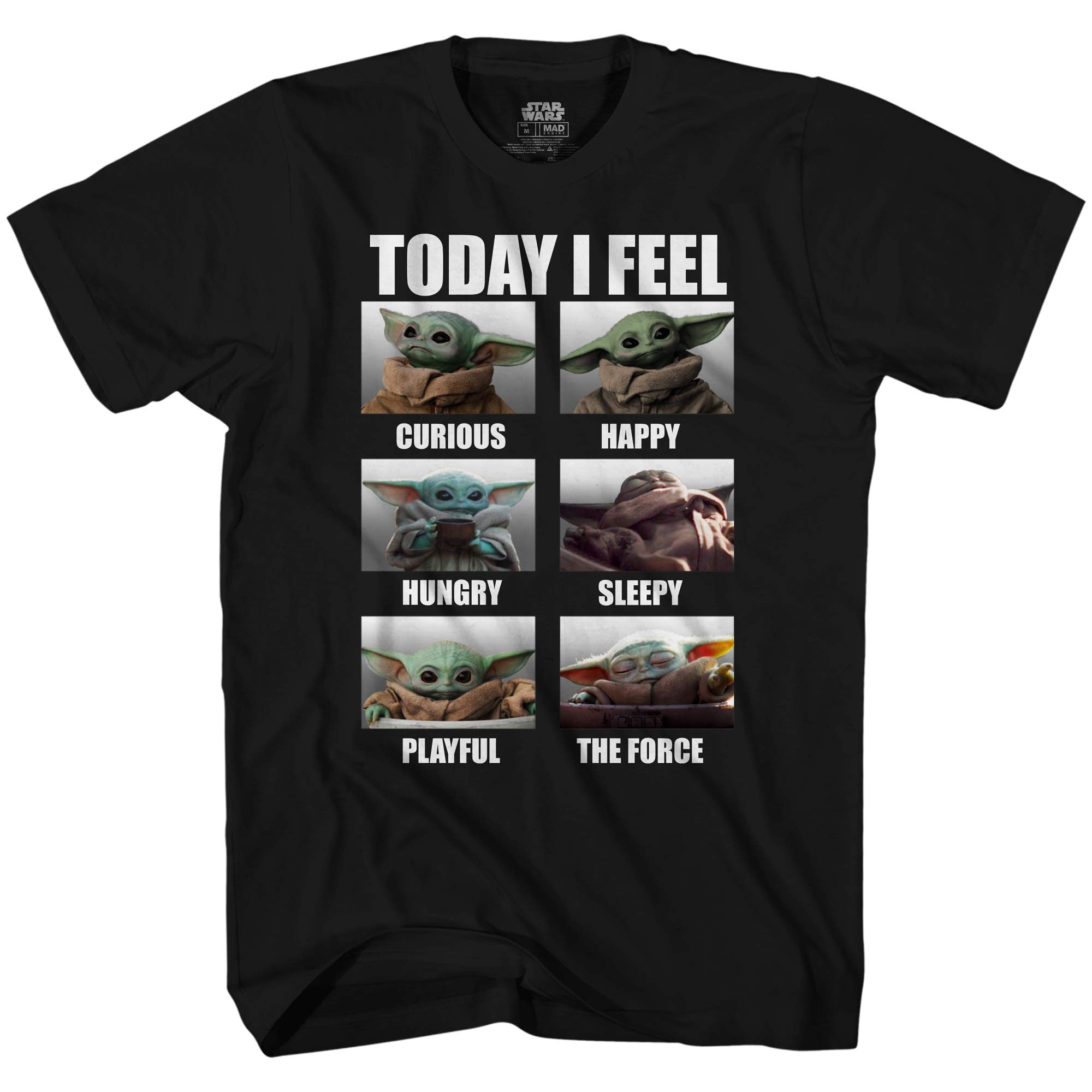disneyStar Wars The Mandalorian The Child Baby Yoda Today I Feel T-Shirt