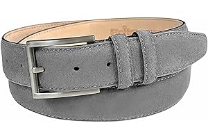 Sleekly Crafted Gray Leather Belt for The Modern Man
