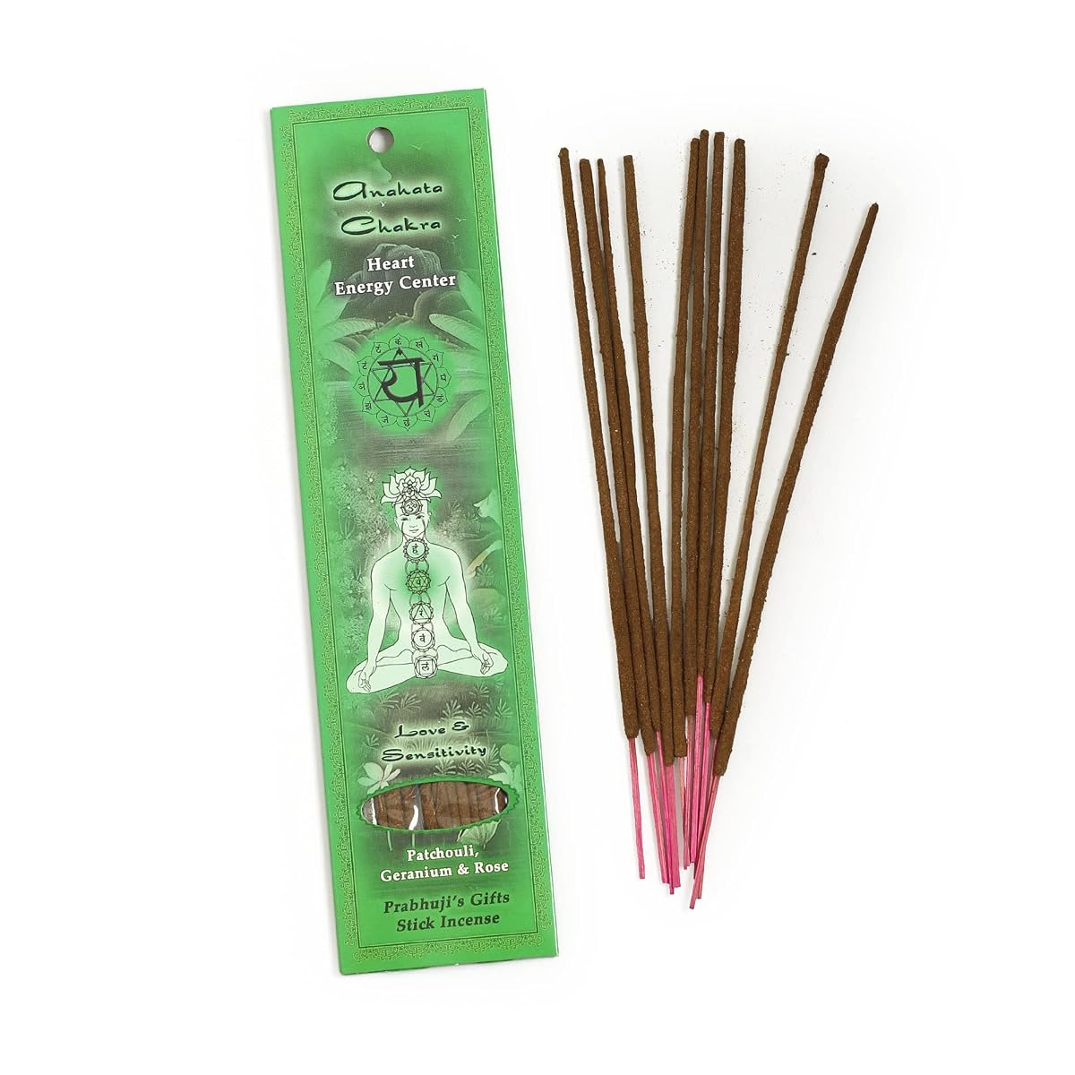Prabhuji's Gifts Incense Sticks Heart Chakra Anahata - Love and Sensitivity
