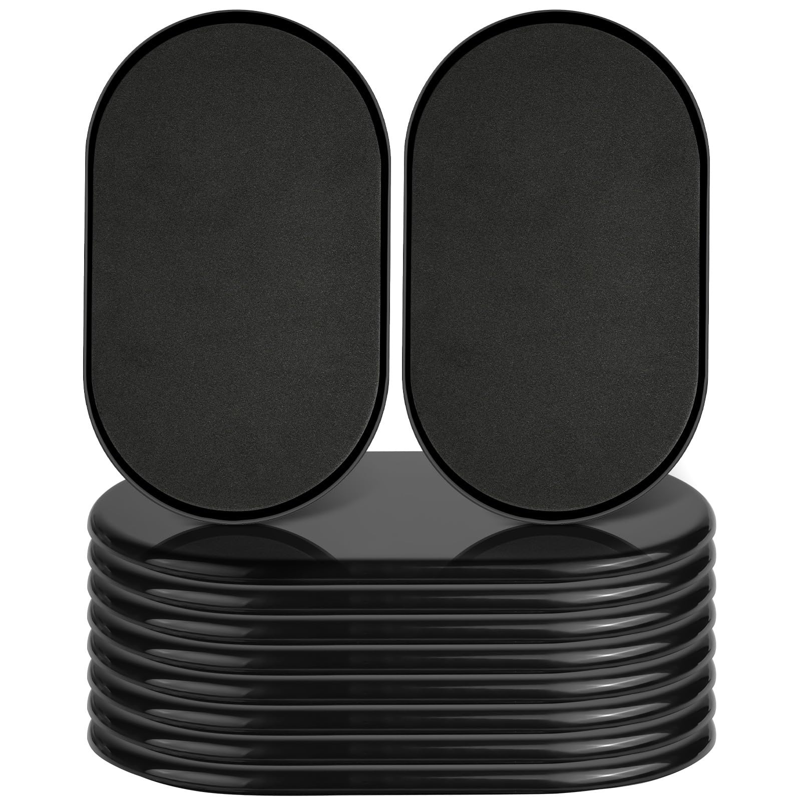 DiULi Furniture Sliders Extra Large Oval, 10 Pcs 145x240mm Heavy Duty Furniture Movers, Floor & Carpet Protectors for Moving Sofa, Bed, Refrigerator