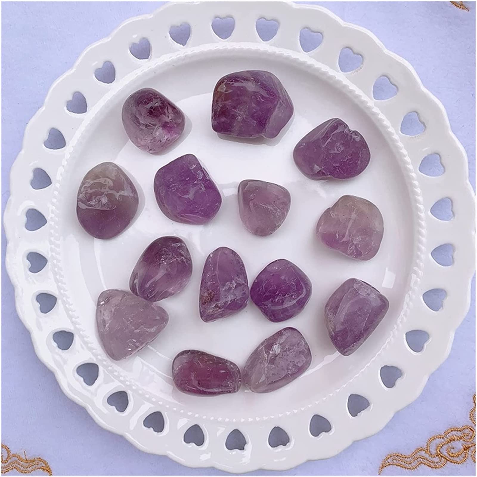 Améthyste rough stone 50g idéale pour la décoration de jardin et terrarium