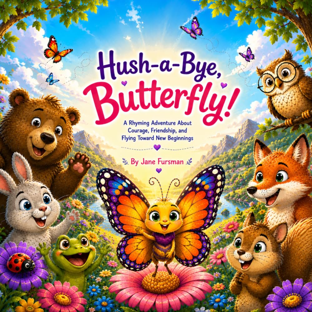Hush-a-Bye, Butterfly!: A Rhyming Adventure About Courage, Friendship, and Flying Toward New Beginnings