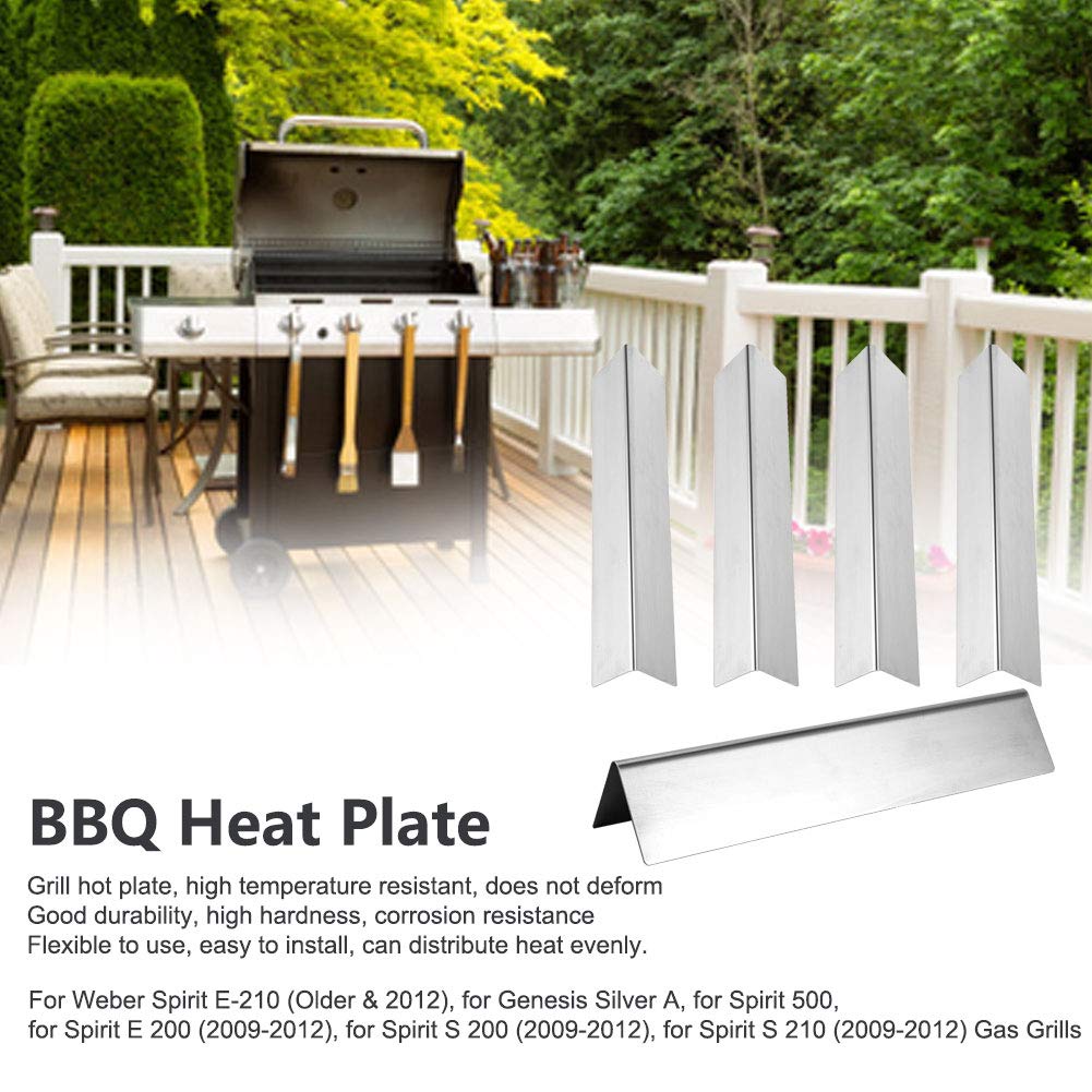 5 szt. Grill gazowy Grill płyta grzewcza zamiennik osłony dla serii Weber Spirit/Genesis Silver