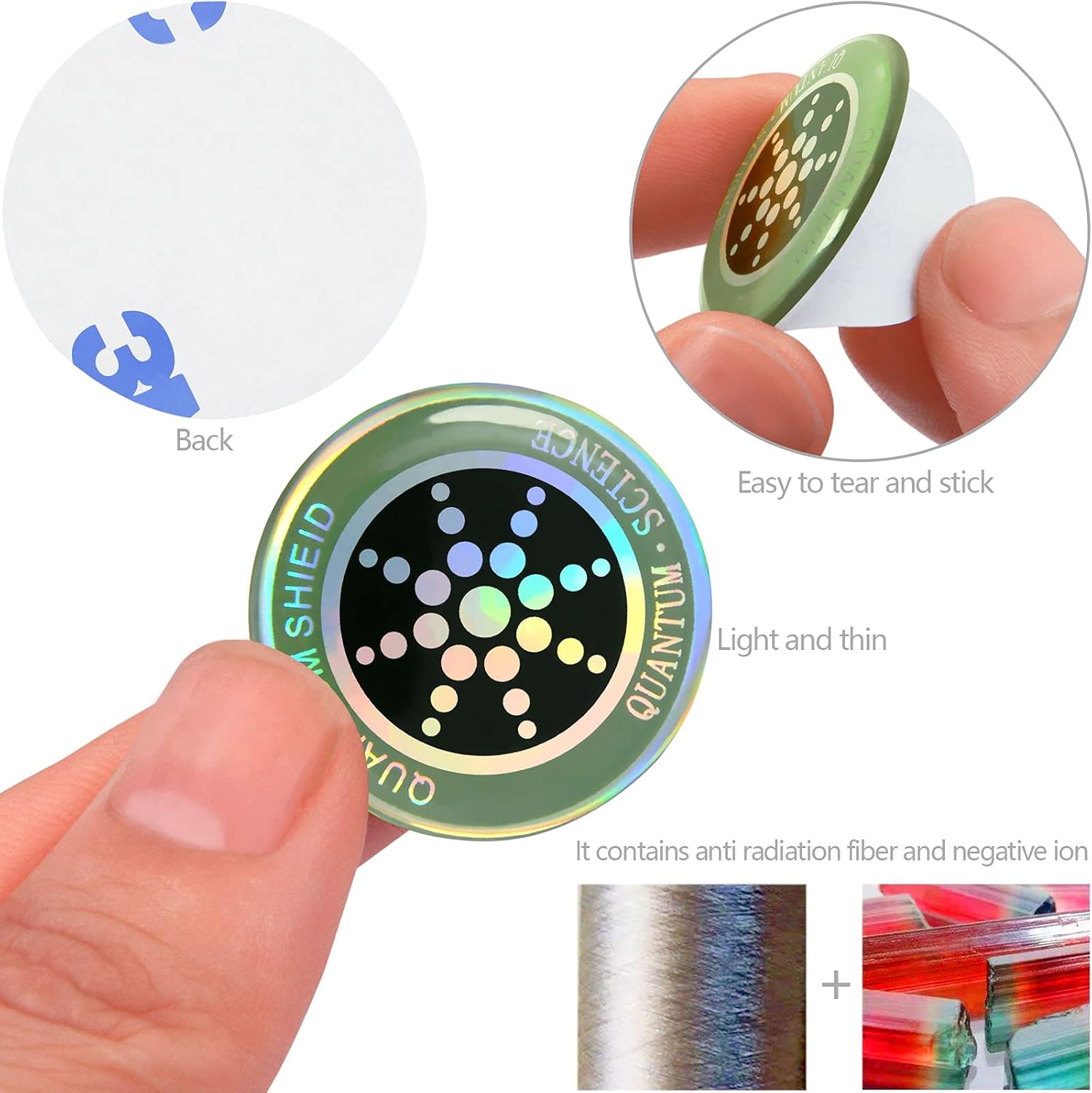 6Pcs Strong Anti Radiation EMF Protection Cell Phone Sticker Radiation Neutralizer Sticker forCellphone, Laptop, Microwave : Industrial & Scientific