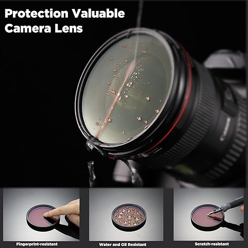 Miniatura 8 de Haoge 1.457 in MC CPL Multicoated Circular Polarizador Polarizador Lente Filtro para Canon Nikon Sony Minolta Pentax Olympus Panasonic Leica Zeiss