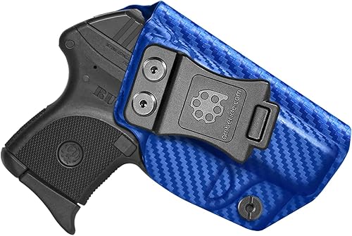 Funda Ruger LCP 380 IWB Kydex para pistola automática Ruger LCP 380 - Transporte oculto en la cintura interior - inclinación ajustable y retención