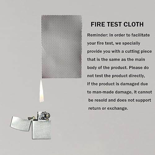 Miniatura 4 de KUIJA Bolsa ignífuga para documentos de 2000 F, 13.4 x 9.4 pulgadas, bolsa de dinero impermeable ignífuga, bolsa de almacenamiento segura con