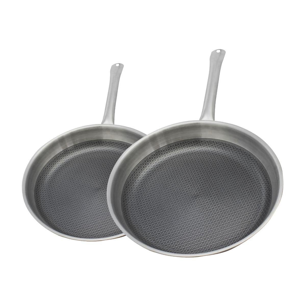 Poêles 24 et 28 cm ELO en acier inoxydable 18-10 sans PFAS