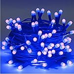 Lexton 40 LED Power Pixel Serial String/Fairy Light | Plug Sourced | Suitable for Home & Outdoor Decoration, Diwali, Christmas, Ramadan, Wedding, Party, Festival (Pack of 1, Blue)