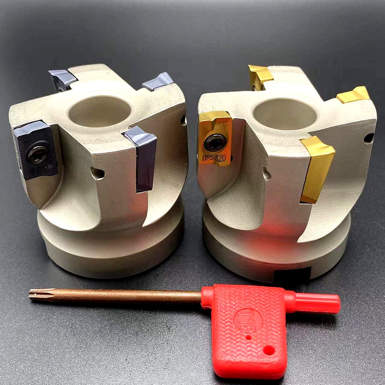 Produktbild von Hunricho Planfräser-Set BAP400R 63-22-4T + 10 APMT1604-Einsätze – Für Stahl & Edelstahl