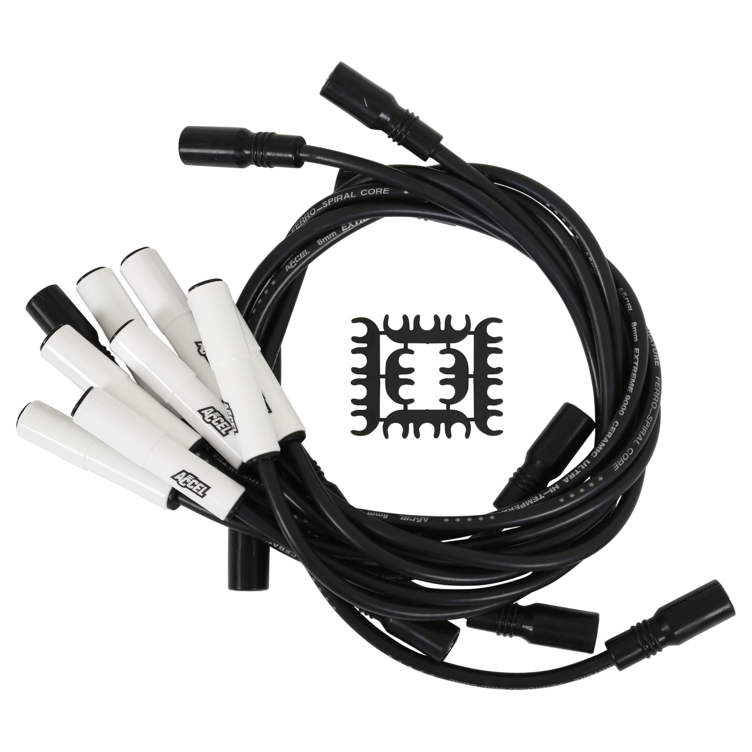 Amazon.com: ACCEL 9043C Extreme 9000 Spark Plug Wire Set Ceramic