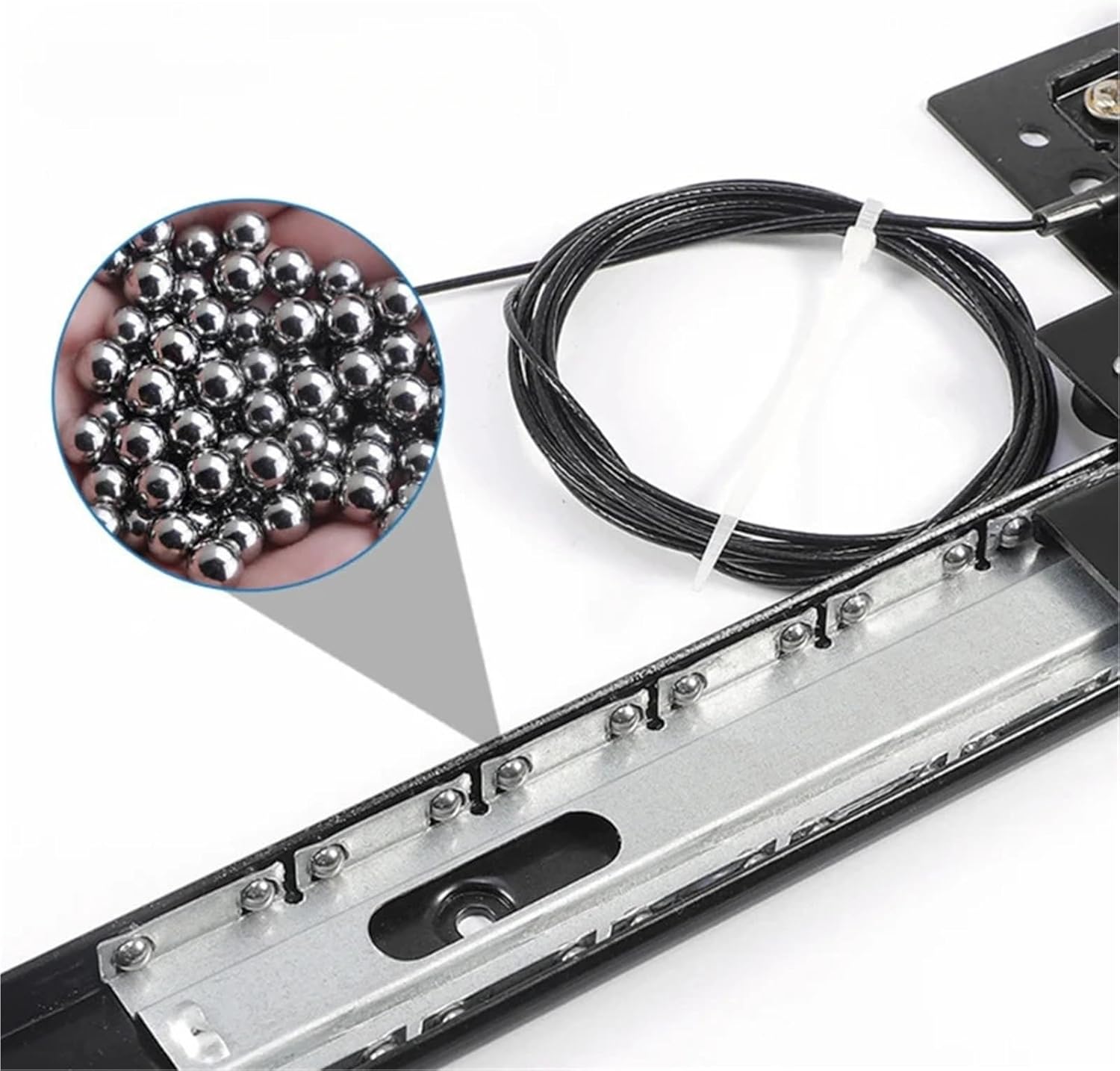 Full-Extension Drawer Slides Concealed Furniture Pocket Door Sliding Cabinet Drawer Slides(18inch)