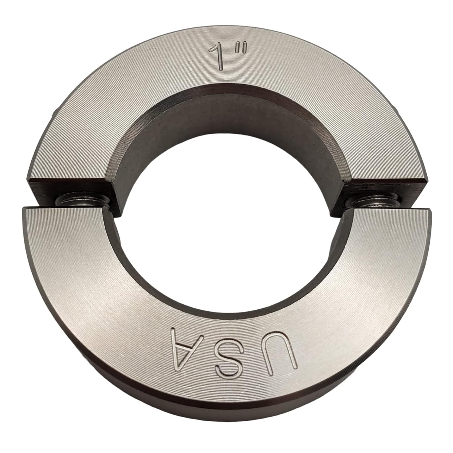 1.00" Bore Diameter - Clamping Two Piece Shaft Collar - 303 Stainless Steel (4 Pack)
