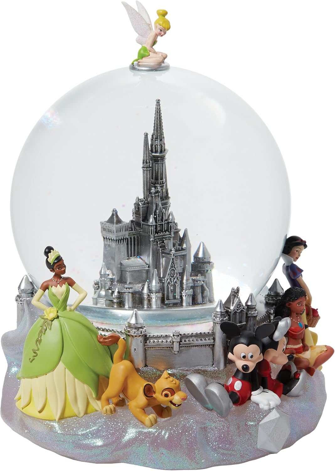 Enesco Disney Showcase 100 Years of Wonder Castle Limited Edition Water Globe Waterball, 8.87 Inch, Multicolor