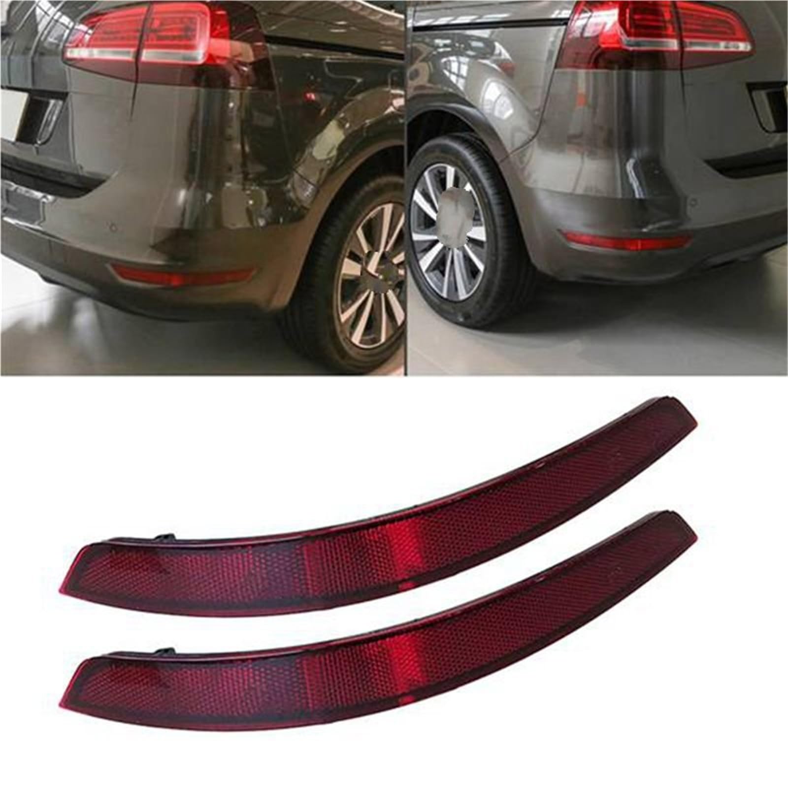 Compatibile Con Per Sharan 2011-2016 Auto Paraurti Posteriore Luce Avvertimento Riflettore Luce Fendinebbia Luce Paraurti Posteriore 7N0945105B Pezzi Ricambio Auto