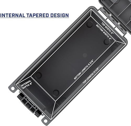 Miniatura 49 de Sheffield 12632 - Caja apilable para munición calibre .30, resiste al agua y al polvo, con cerradura y asa, para equipo de caza, suministros
