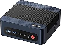 Vista 10 de BOSGAME M4 Mini PC, mini computadora de escritorio con AMD Ryzen 7 8745HS, 32GB DDR5 1TB PCIe SSD, pantalla triple 4K, Oculink, USB4.0, LAN dual