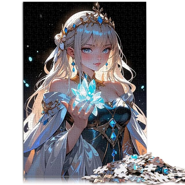 Foto 2 de 6 de Princesa de Anime con Cristal Rompecabezas para Adolescentes 1000 Piezas para divertirse en Familia Toda…