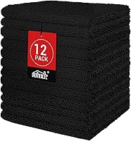 Vista 19 de HOMEXCEL Paquete de 12 Paños de Microfibra, Toalla Facial Altamente Absorbente y Suave, Paños de Lavado Blancos Multiusos para Baño, Hotel, Spa