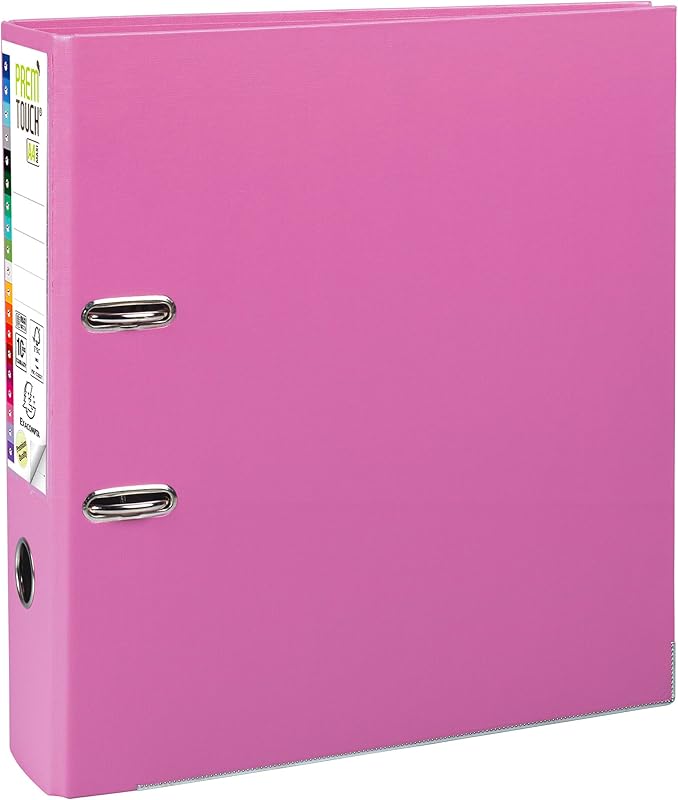 Exacompta - Réf. 53355E - Carton de 10 classeurs à levier A4 MAXI Prem'Touch - Dos 80 mm - Mécanique