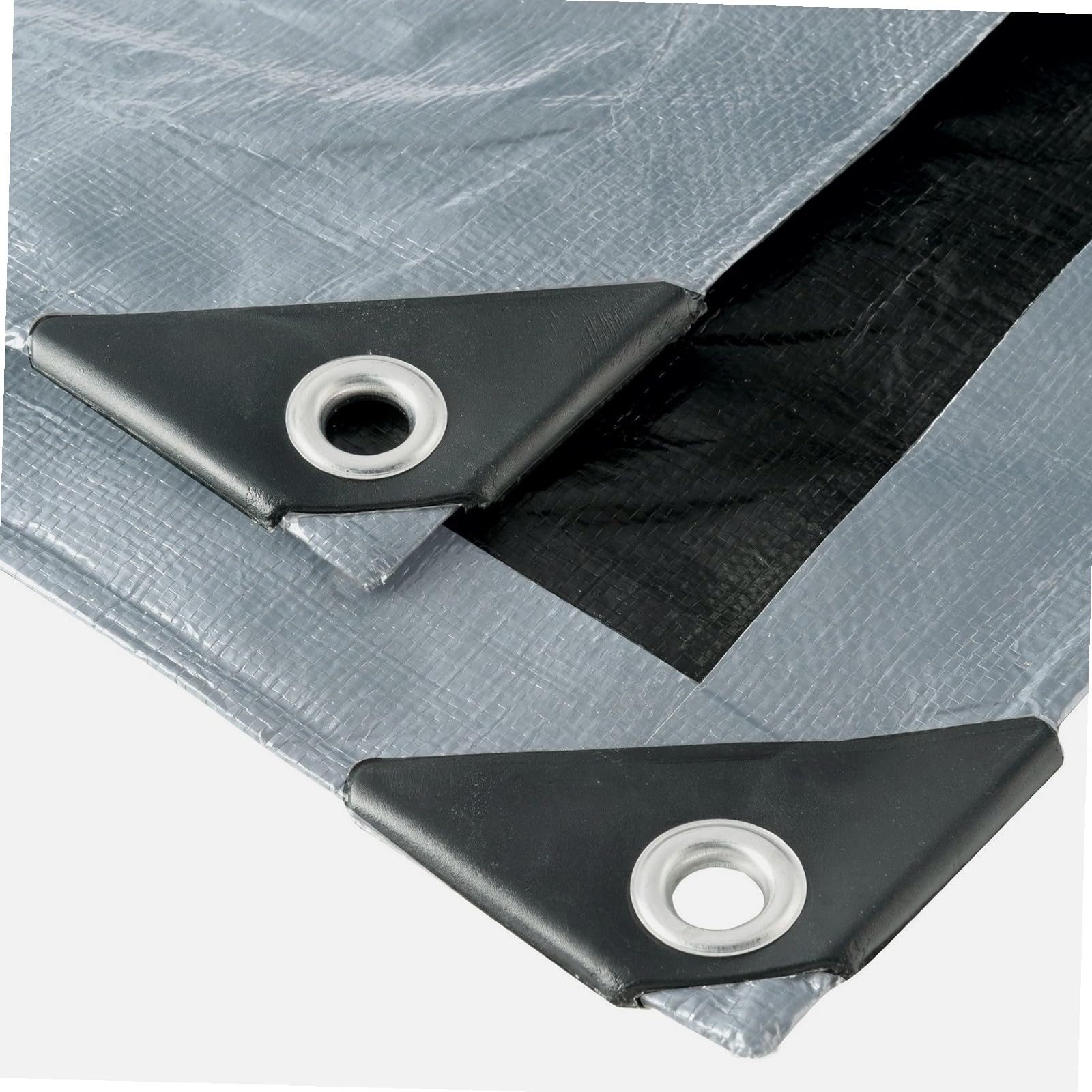 WERKA PRO Lona Multifuncional Gris y Negra 200 g/m2 6 x 10 m