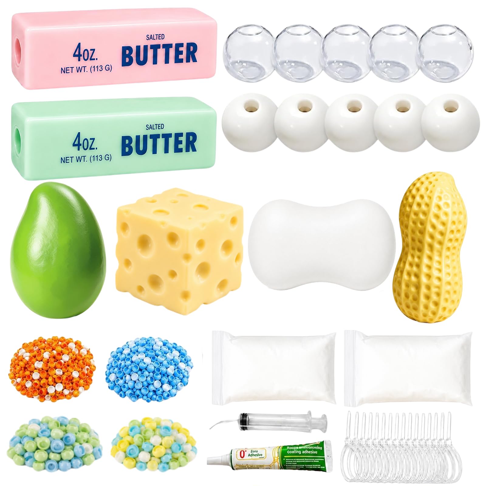 16pcs Squishy Making Kit, Squishy Maker Skins Make Your Own Squishies Set