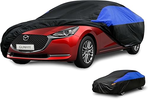 Miniatura 98 de Funda para automóvil Nissan Rogue impermeable para todo tipo de clima, cubierta exterior completa ligera para automóviles, exteriores, sol, UV, 08