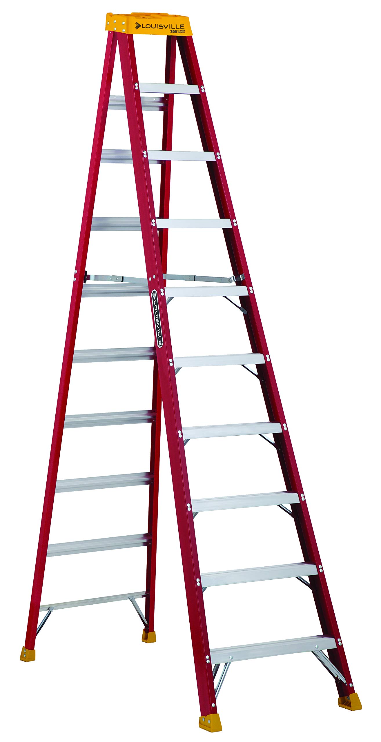 Louisville Ladder L-3016-10 300-Pound Duty Rating Fiberglass