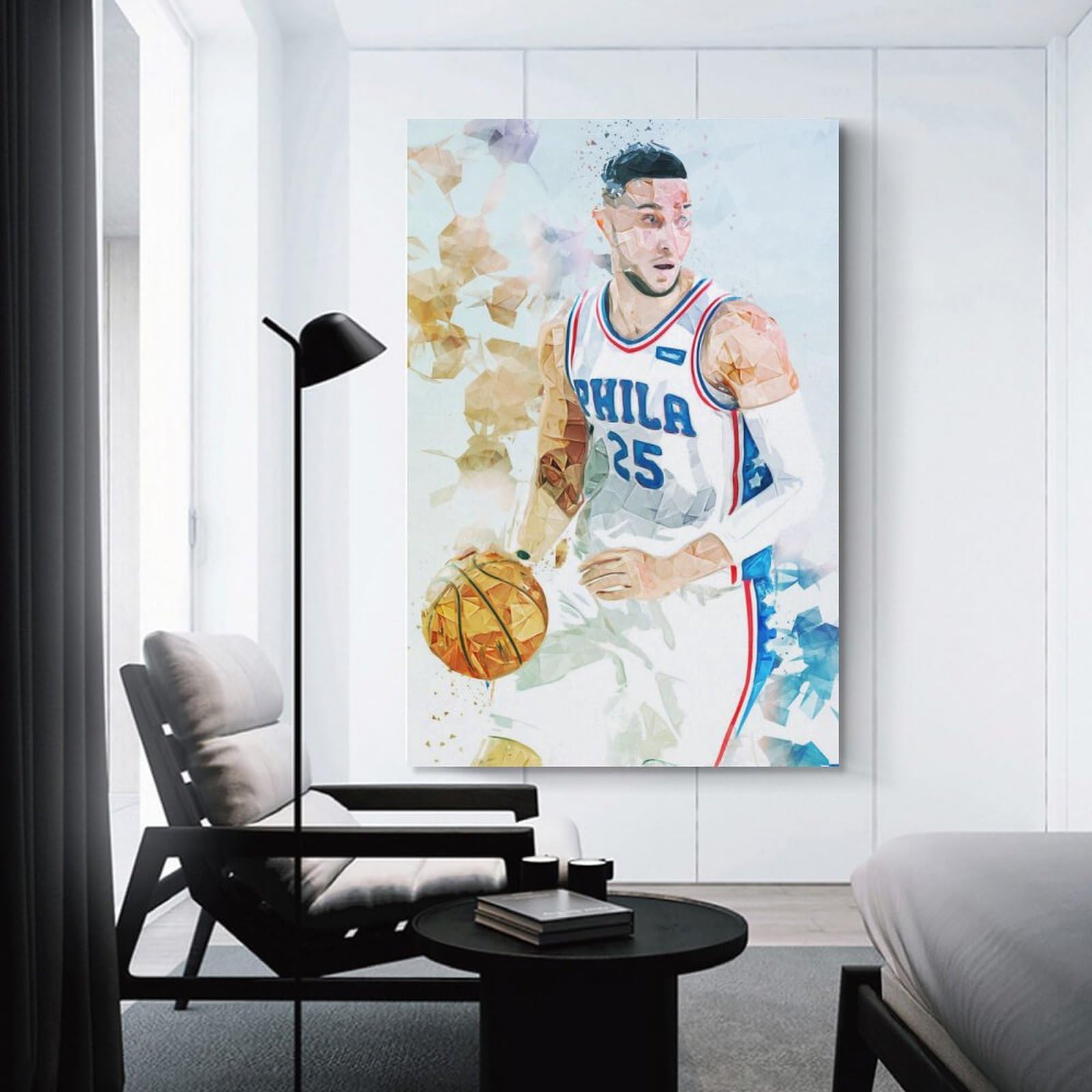 nba ベン・シモンズ　ポスター Amazon.co.jp: バスケットボール選手ベン・シモンズ壁画HD