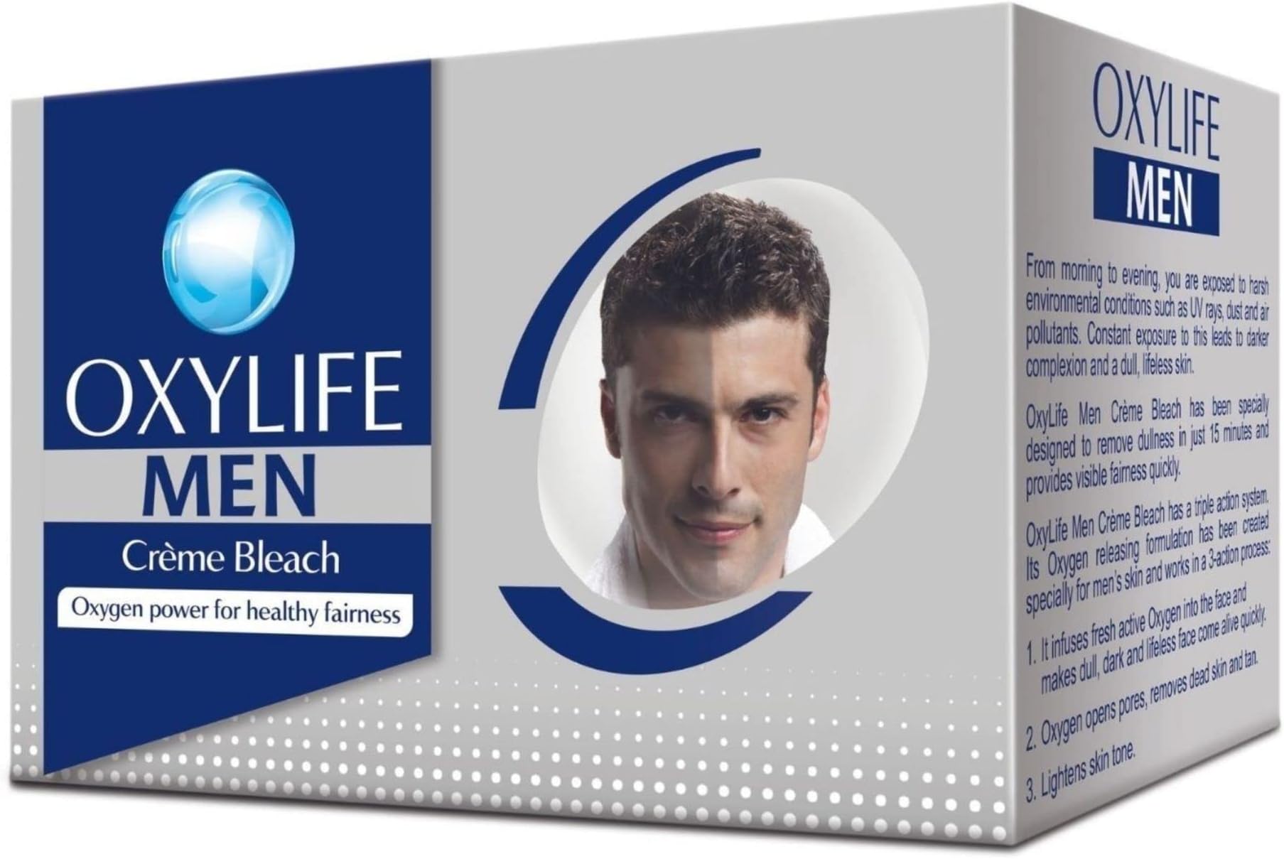 Oxylife Men Creme Bleach - 150 Gm