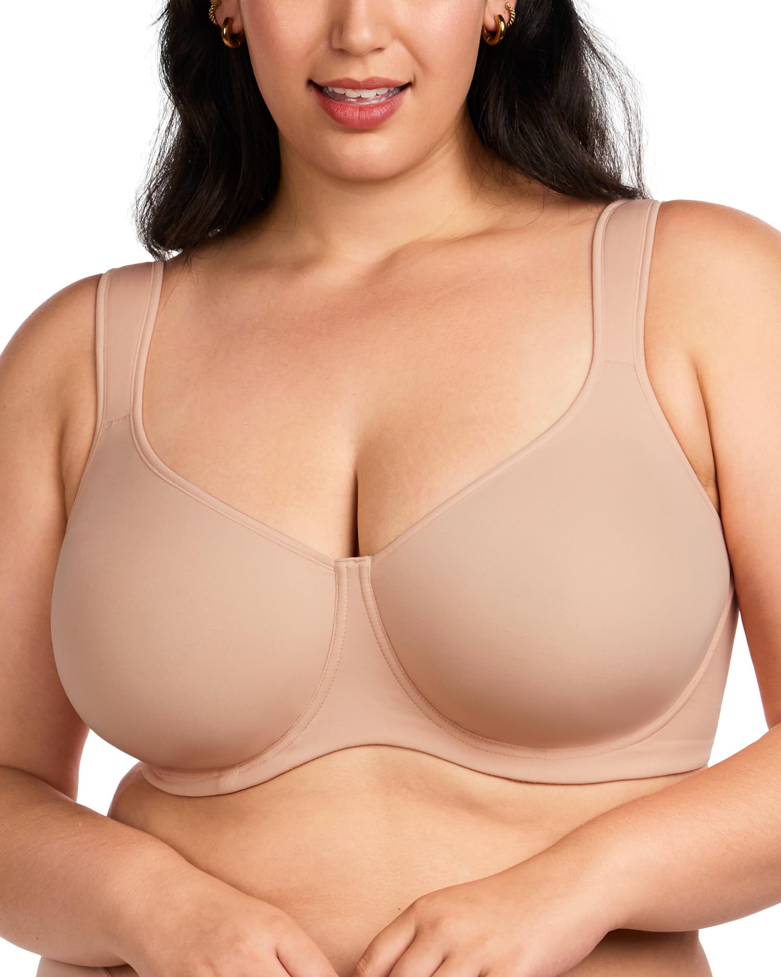 HSIA Minimizer Full Coverage Unlined Underwire Smooth Bra