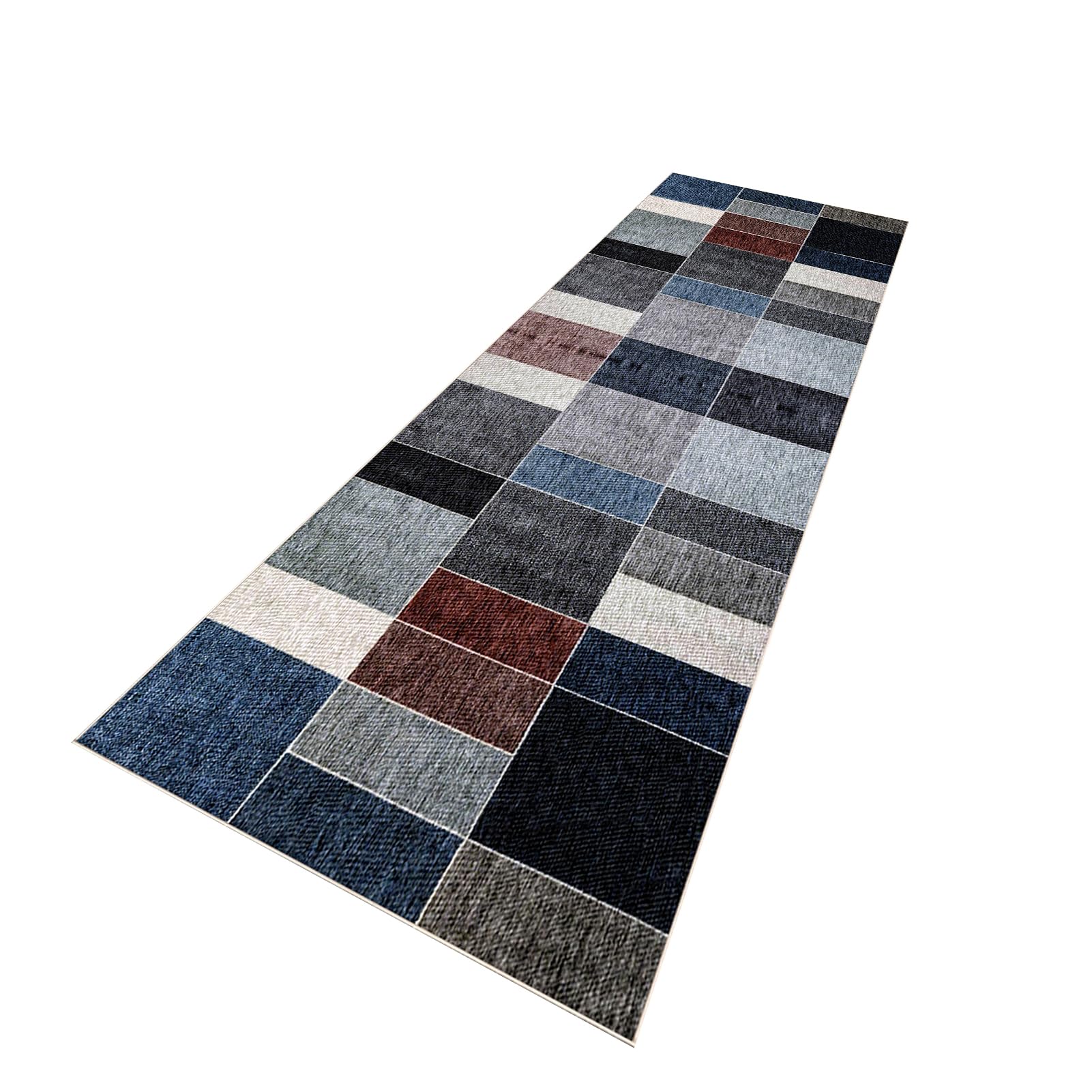 Tapis de couloir 40 x 60 cm lavable et antidérapant pour entrée