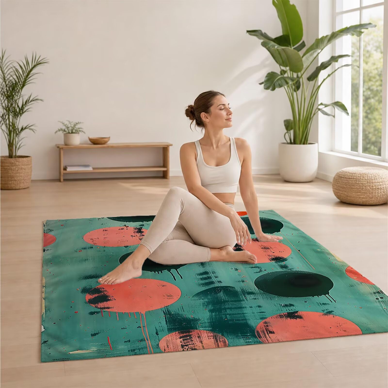 Toalla Playa Grande 160 x 220 Vacaciones Accesorios Viaje, Toalla Playa Redondo Suave Cómodo Secado Rápido, Simple Toallas Baño Grandes 220x160cm para Yoga Fitness Natación Sauna Baño Regalo XTLS-7122
