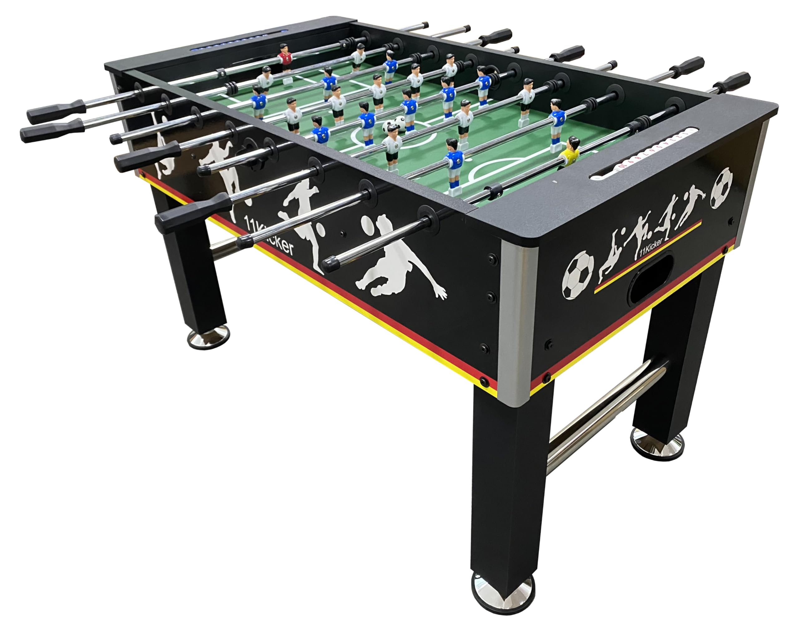 Izzy Multifunktionale Spieltische 4-in-1-Tisch und Einzeltisch für Tischfußball, Billardtisch, Tischtennis, Speedhockey, Billard und Tischtennis