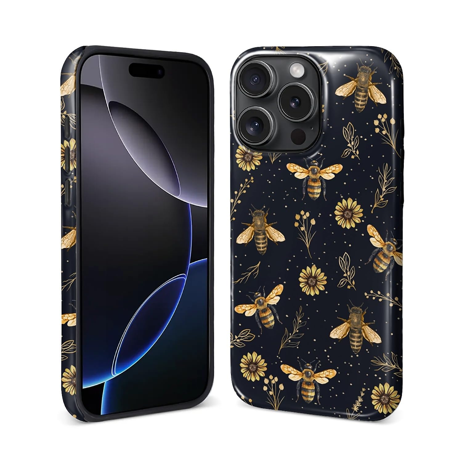 ZHEGAILIAN Magnetic Case for iPhone 16 Pro | Compatible with Magsafe Shockproof Hard Shell + Soft Silicone, Anti-Slip Grip & Drop Protection | Retro