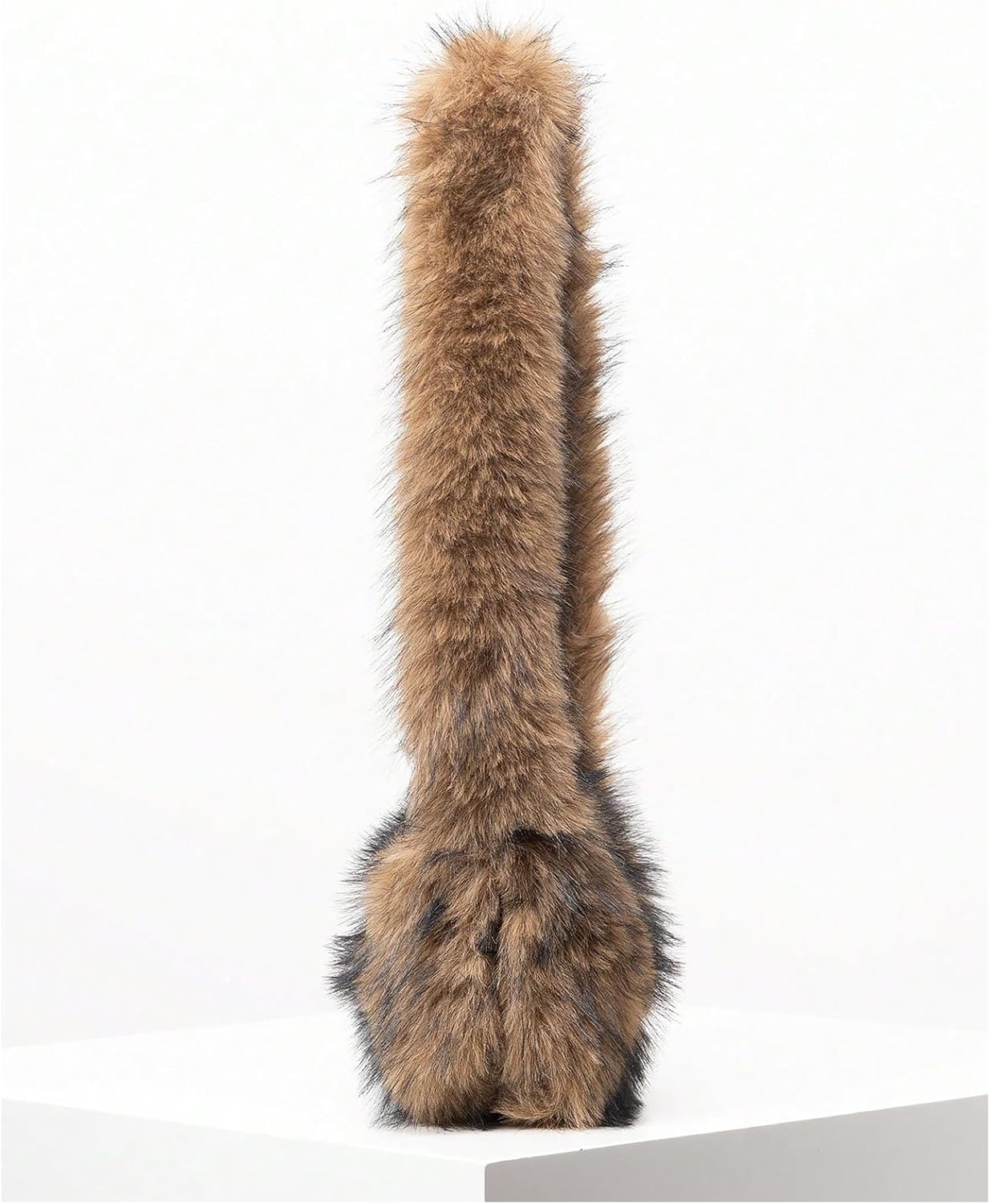 Floerns Women's Cute Fuzzy Shoulder Bag Furry Purse Handbag for Autumn and Winter - Image 4