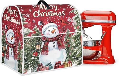Vista 155 de Funda para batidora de Navidad para Kitchen Aid de 4.5 a 5 cuartos de galón, cubiertas antipolvo para electrodomésticos pequeños de hombre de Un